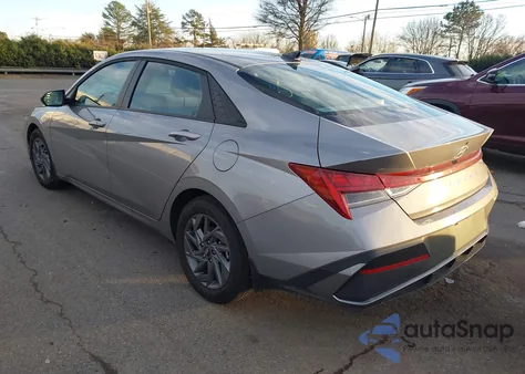 2025 Hyundai Elantra Hybrid Blue from USA, damaged, VIN KMHLM4DJ5SU179302